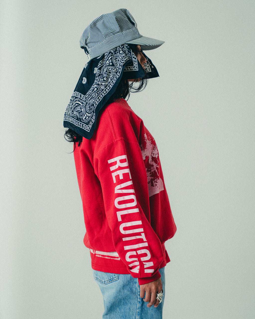 RED REVOLUTION CREWNECK
