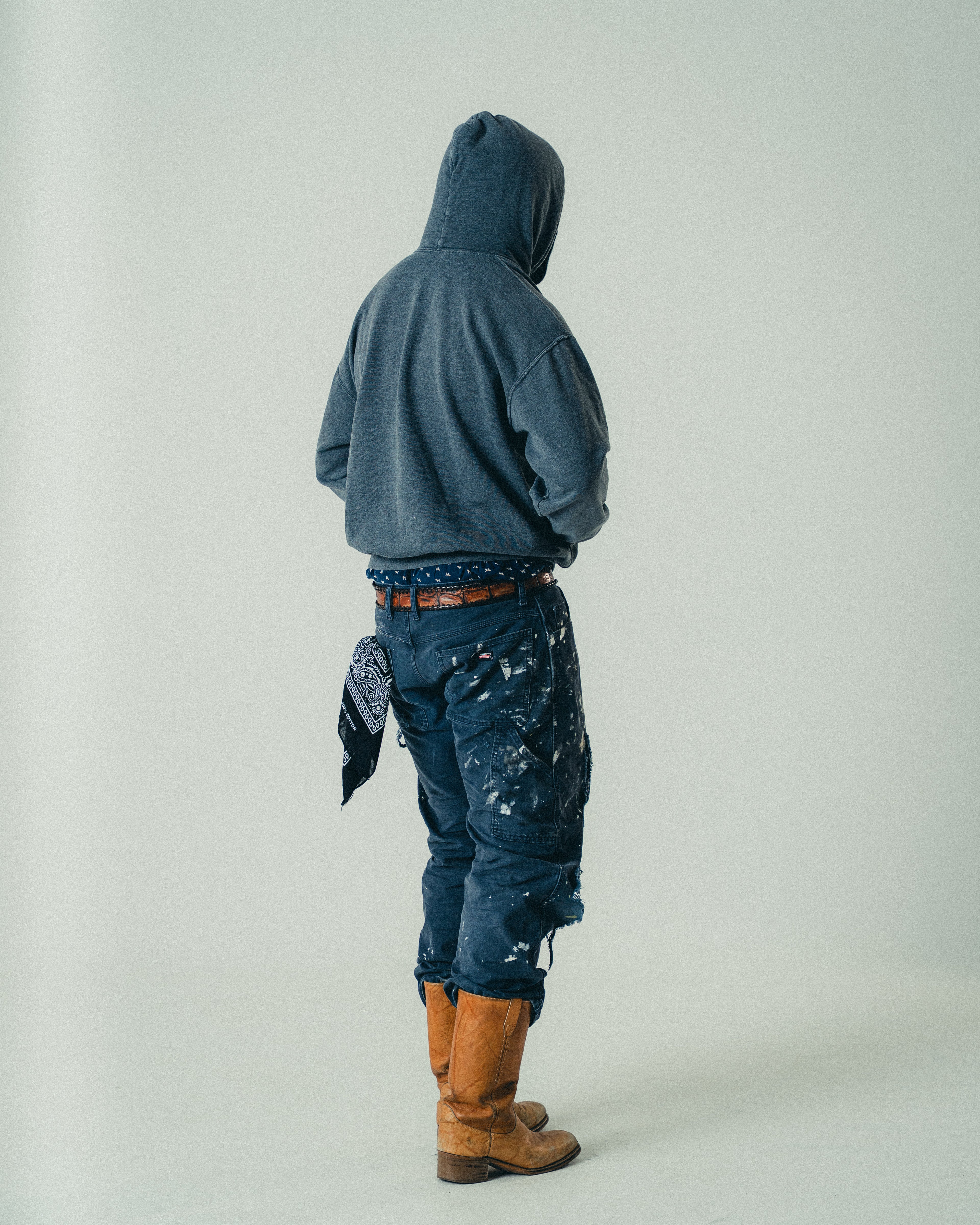 GREY REVOLUTION HOODIE