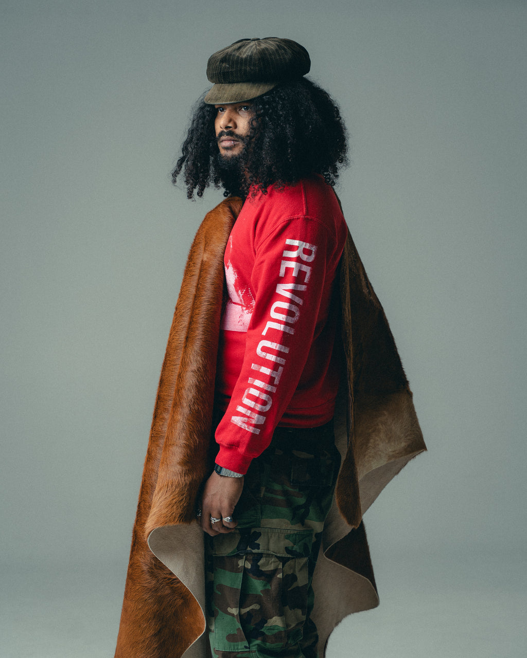 RED REVOLUTION CREWNECK